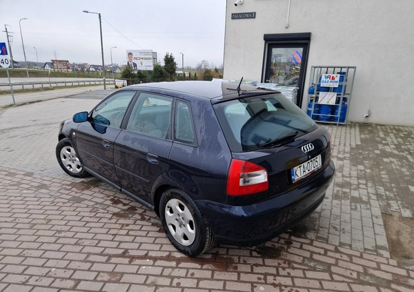 Audi A3 cena 11500 przebieg: 212000, rok produkcji 2000 z Strzyżów małe 191